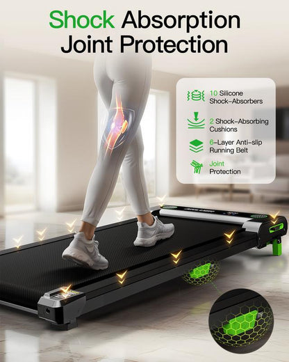 [Walking Pad with Incline] Akluer Incline Walking Pad Treadmill for Home, Speed 0.6-4MPH,2.5 HP under Desk Treadmill Small with Remote Control, Walking Pad Small Treadmill with LED Display