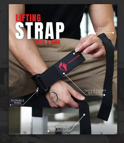 EKKO Lifting Strap - Strength Training Accessory for Fitness and Exercise - Versatile Design for Various Strength Training Activities