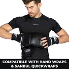 Essential Gel Boxing Gloves for Men & Women, Kickboxing MMA, Muay Thai Gloves and Heavy Bag Training Punching & Sparring