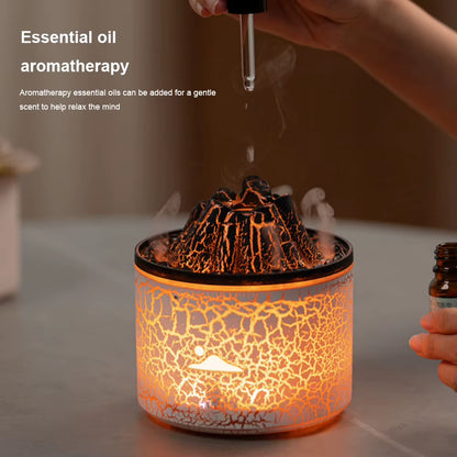 180Ml Volcano Diffuser Humidifiers Jellyfish Mist Volcano Air Humidifier Portable Aromatherapy Diffuser for Bedroom Office Yoga